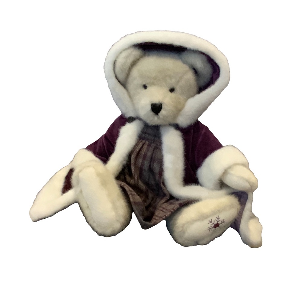 Boyds Bears Victoria L. PlumbearyTeddy Bear | ~16" | Purple with white fur